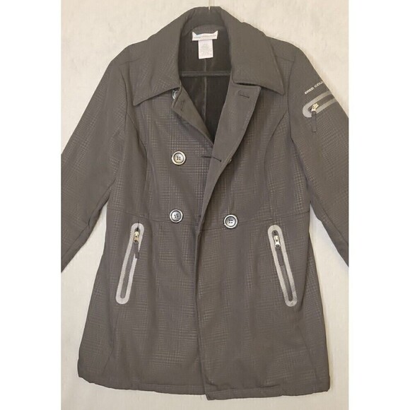 Free Country Women's Sz L Softshell Peacoat Double Breasted Jacket Coat, EUC! - Picture 4 of 16